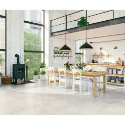 Store Fliser ^ XL-BYG RECOVER WHITE GULVFLISE 60X120 HVID