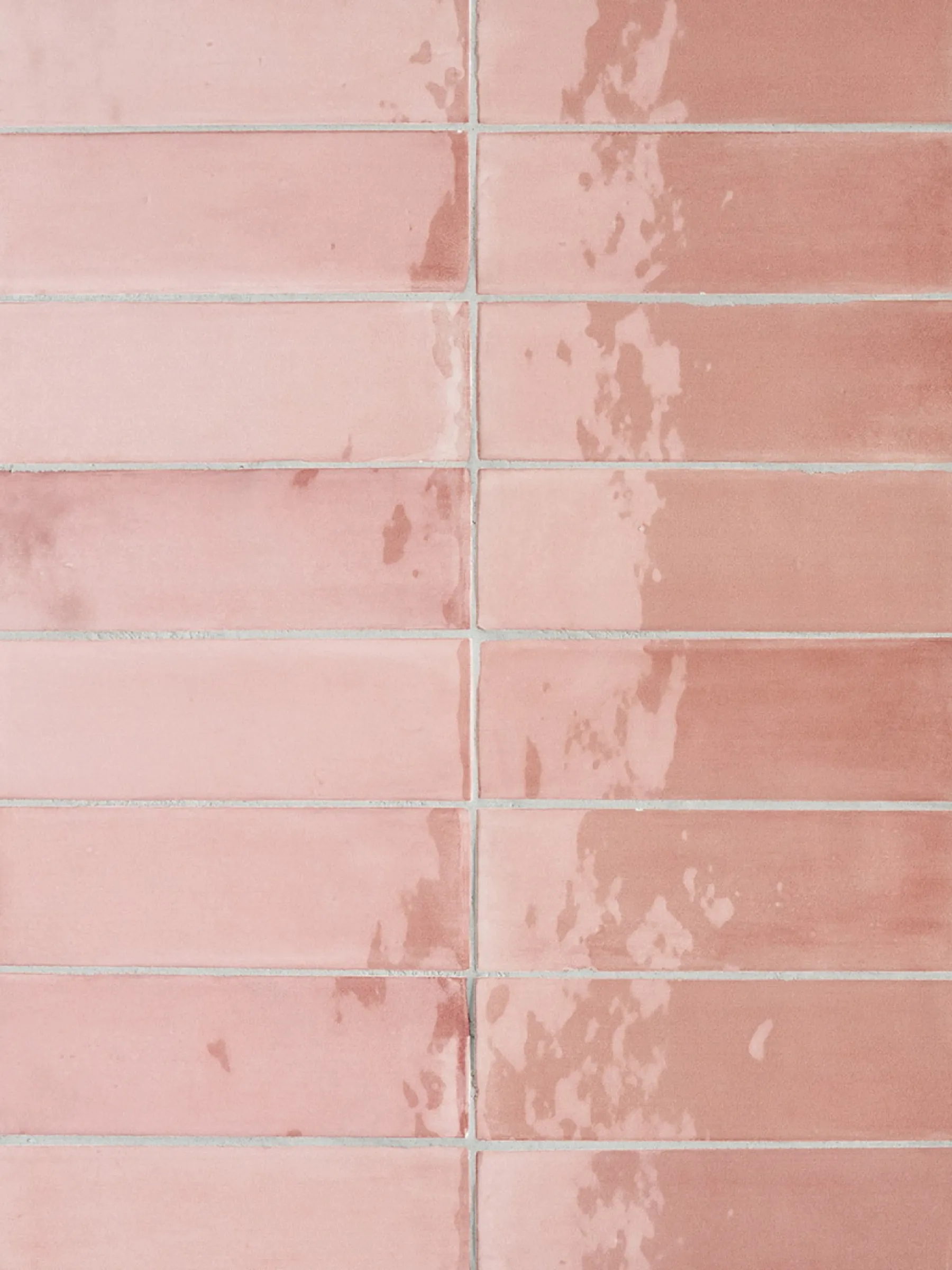 Vægfliser ^ XL-BYG T-BRICK WALL PINK PANTHER VÆGFLISE 5,2X16 RØD