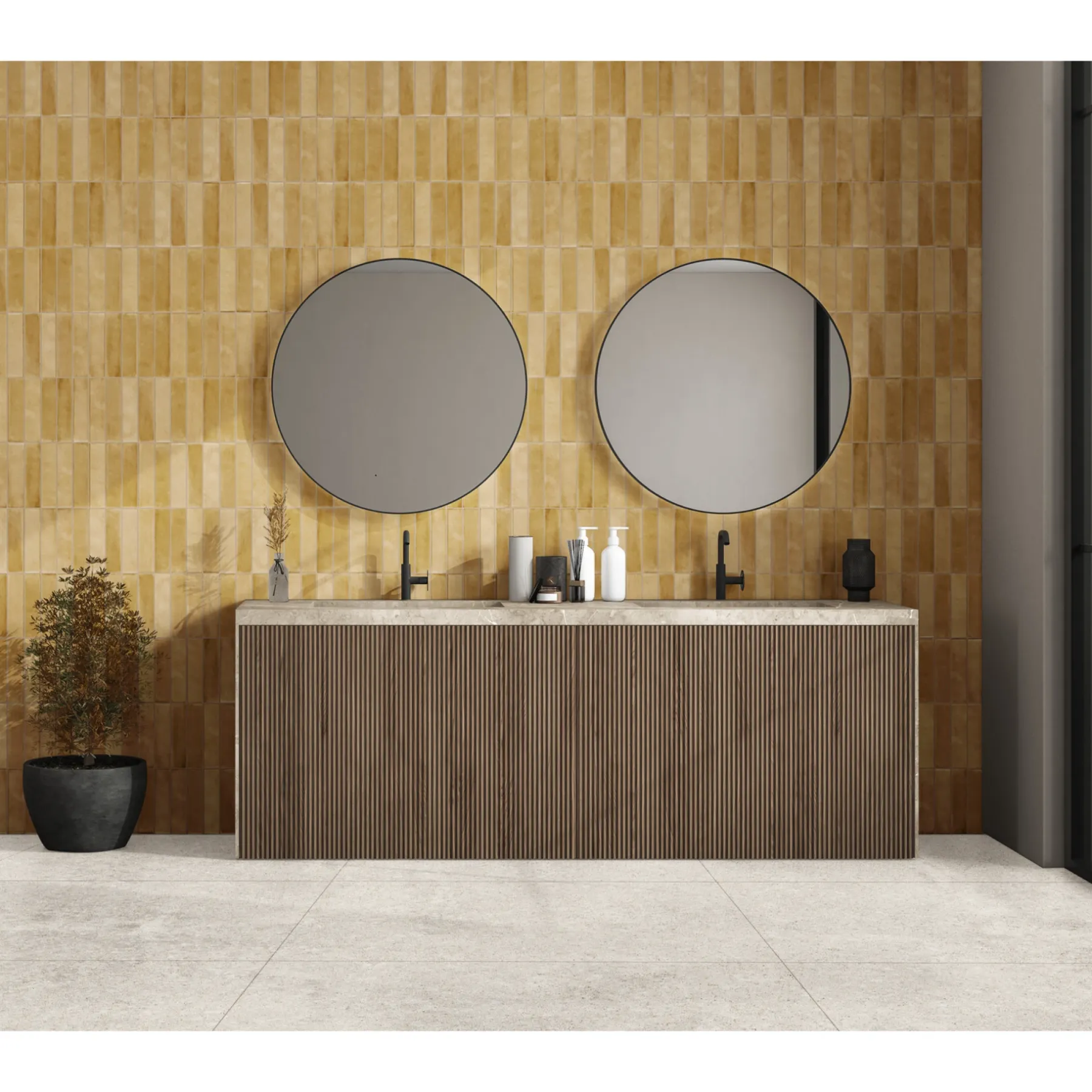 Gulvfliser ^ XL-BYG VICENTINA AVORIO GULVFLISE 100X100 LYS BEIGE